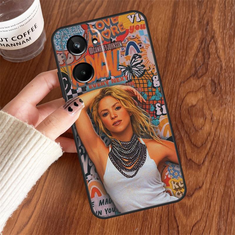 Singer Shakira For Realme GT6 GT7 Pro 10 11 12 13 14 15 Pro Plus C55 C71 C65 C63 C61 C53 C67 C35 C75 Case