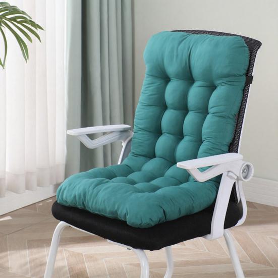 Schreibtischstuhl Kissen Bürostuhl Kissen mit hoher Rückenlehne Rutschfest Schaukelstuhl Sitzkissen mit Bändern für Büro Auto Zuhause Esszimmer Küche