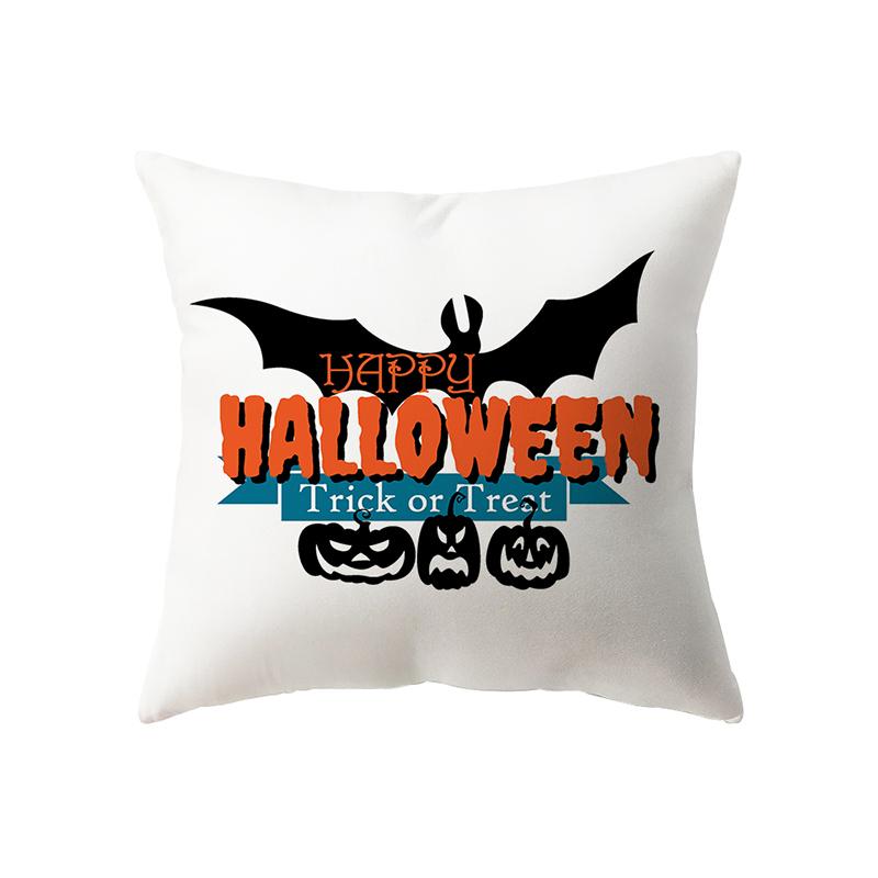 Alphabet Halloween Theme Pillow Cover Sofa Cushion  Holiday Gift Party Decoration Home Decor