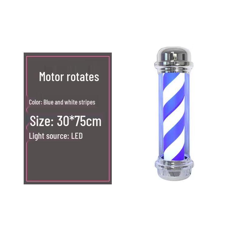 LED Barber Pole Rotating Sign Light