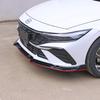 23-Model Hyundai Elantra Custom Body Kit: Front Splitter, Lip, Side Skirts, Louvers, Rear Spoiler, and Corner Protectors