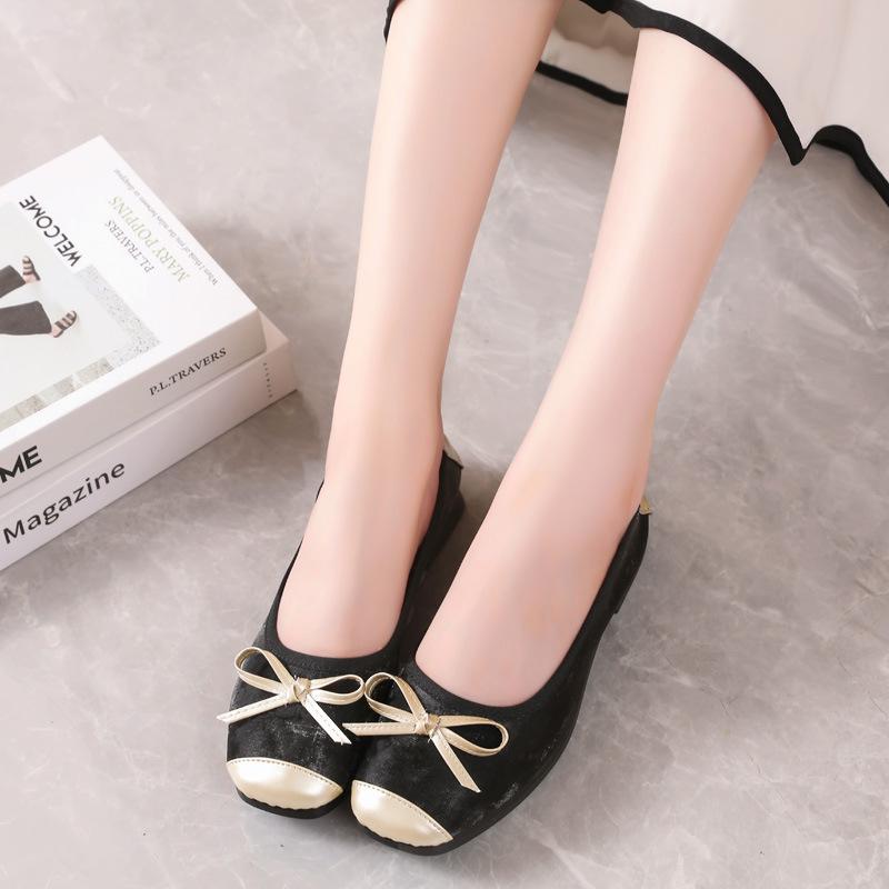 

****** и летние новые национальные женские туфли новые китайские легкие женские туфли с одним ремешком подошва с дерзкой поверхностью мать обувь старая 35 чёрный