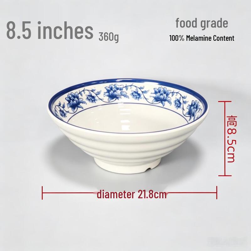 Chuzhou Melamine Orchid Pattern Conical Bowl