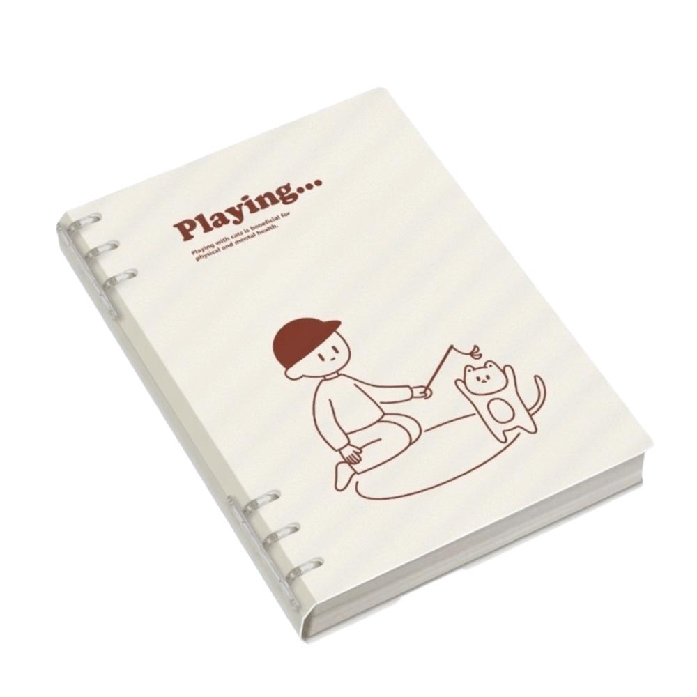 Puppy Binder Notebook A5/B5 Note Book Cute Loose-leaf Notebook  Student Office Stationery