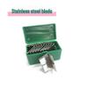 Adjustable Aluminum Alloy Putty Scraper - Stainless Steel Blade Glue Remover