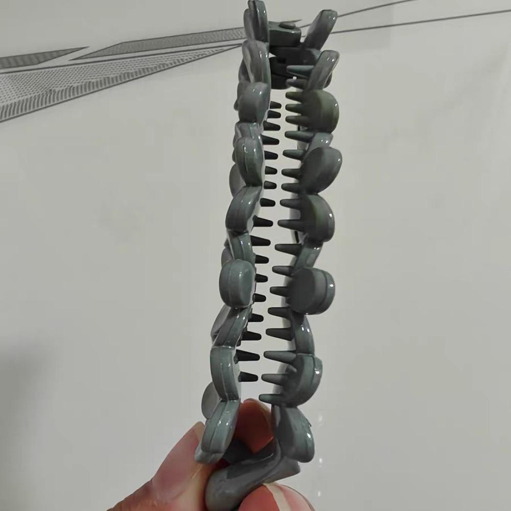 Resin Vertical Clip Plum Blossom Ponytail Holder Fashion Accessories Flower Banana Clips  Work