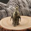 Emperor Penguin Brass Metal Decorative Figurines Living Room Decoration Creative Animal Copper Carving Handicrafts Souvenir