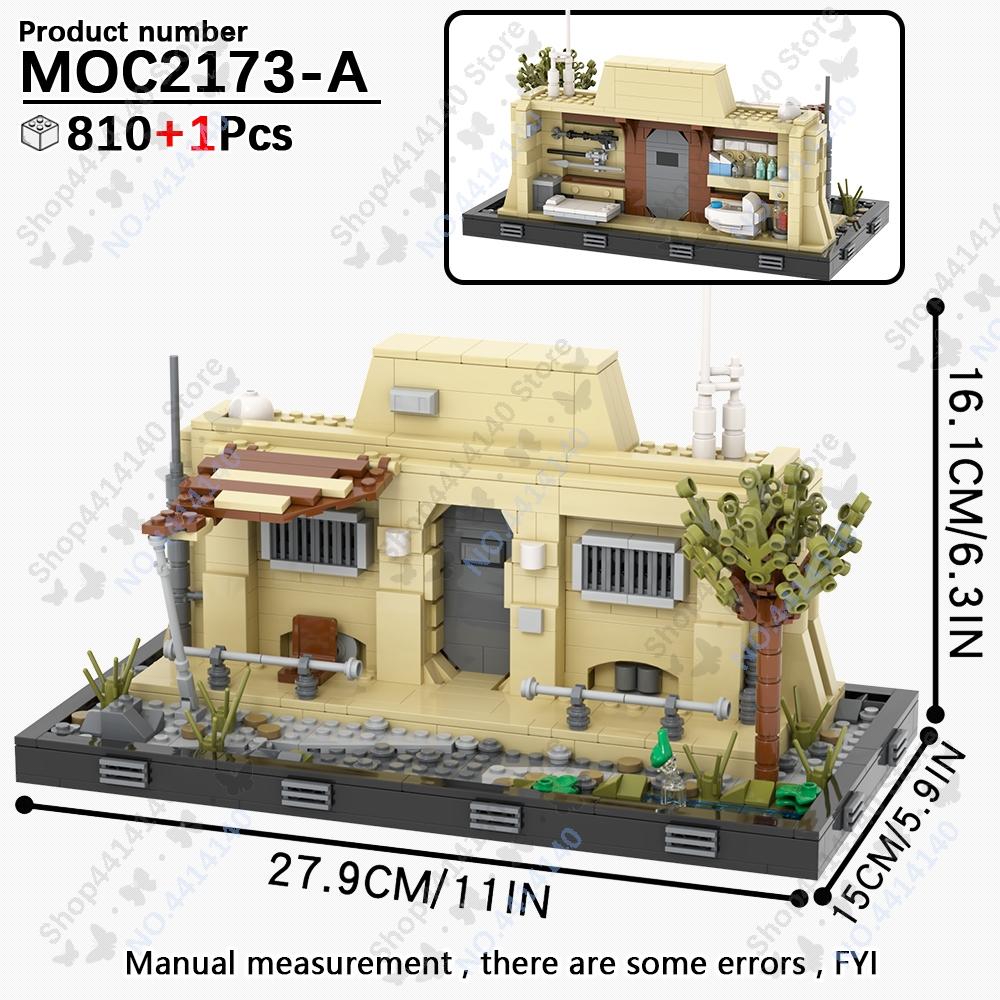 MOOXI Space Wars Movie Throne Military Conference Room Scenario Model Building Block DIY Diorama Bricks For Kids Montessori Toys
