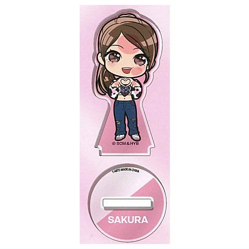 

Деформированная акриловая подставка LE SSERAFIM ANTIFRAGILE Gacha Gacha Capsule Toy Pita! [2.САКУРА] (один предмет)
