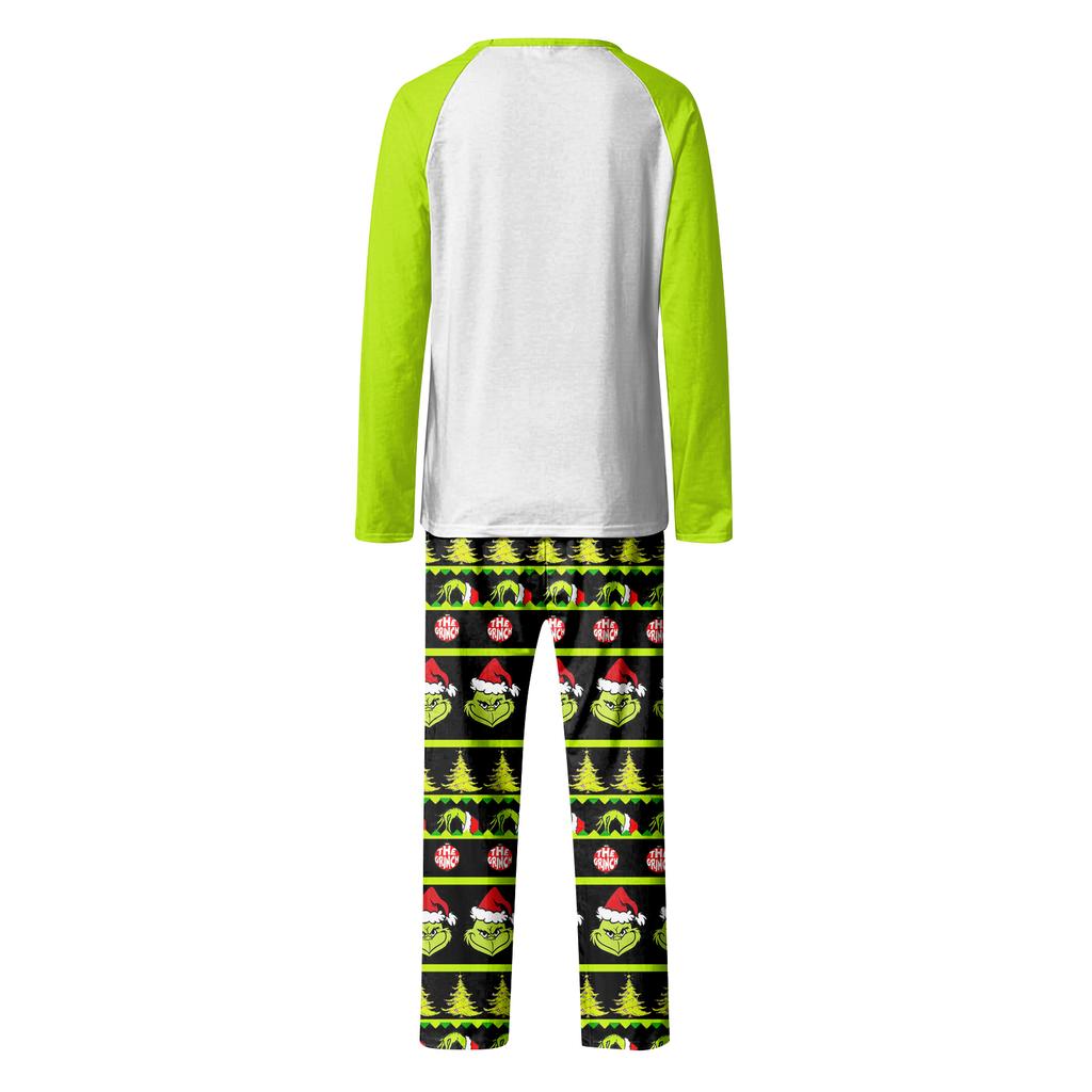 Christmas Family Matching Sets Pajamas, Loungewear Outfits,Family Matching Long Sleeve Tops+Pants Set