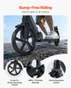 Kick Scooter for Kids Ages 8+, Teens & Adults, 2-Wheel Toddler Scooter with Adjustable Height Handlebar, Wide Anti-Slip Deck, Foldable Lightweight