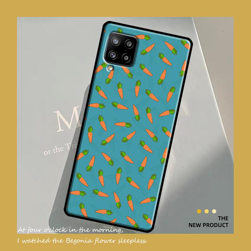 Carrot Vegetable Food Case For Samsung Galaxy A54 A34 A52 A32 A22 A12 A13 A14 A23 A33 A53 A73 A51 A71 Cover