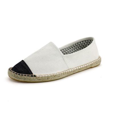 2024 Women Sewing Flax Shoes Slip On Loafers Casual Shoes Woman Espadrilles Hemp Canvas Flat Shoes Plus Size 35-45 Couple Shoes