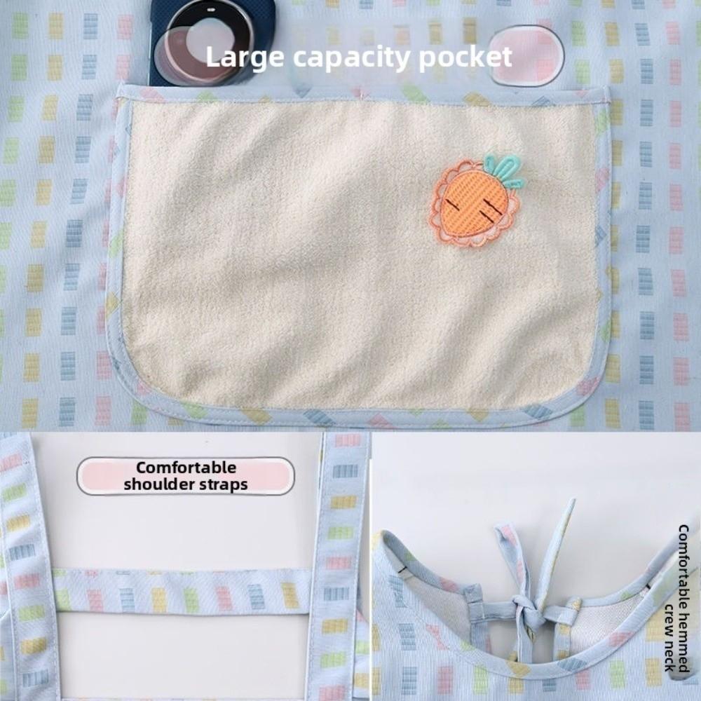 Anti-fouling Canvas Adult Smock Korean Style Cooking Dirt-resistant Aprons New Household Apron