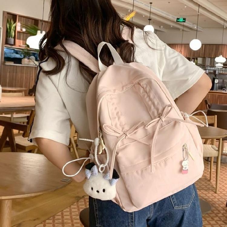 Japanese Styles Backpack Casual Daypacks School Backpack Travel Backpack Large Capacity Backpack Lovely Bows Backpack