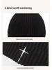 Men's Woolen Beanie for Large Heads - Thick, Warm, Breathable, Sweat-Proof, Ideal for Autumn & Winter