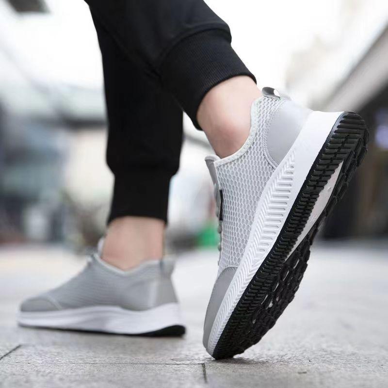 Fashion Sports shoes 2025 mesh breathable men's casual shoes mesh shoes casual soft sole comfortable and versatile running shoes