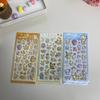 Pokemon 3D Relief Stickers Decorative Cute Cartoon Pikachu Phone Case Laptop Decoration Bubble Decals Gifts