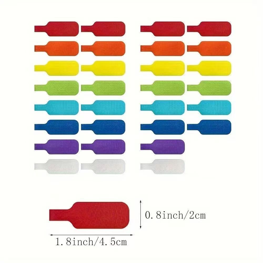 

Colored Cable Ties for Cable Marking, Organization, and Identification, Durable and Easy To Use, Capable of Writing