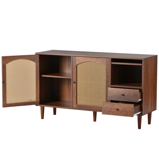 Storage Cabinet Wood Grain Smooth Edge High Stability Sturdy Construction Simple Installation Item Storage