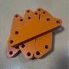 A-Grade Orange & Black Bakelite Sheet: Heat-Resistant Insulation Board for Engraving & Machining.