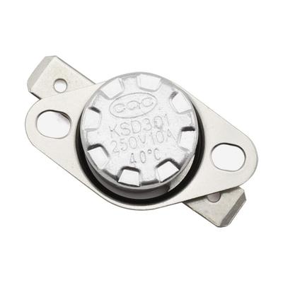 5 Stück KSD301 Thermoschalter 250 V 10 A normalerweise geschlossener NC-Thermostat-Temperaturschalter