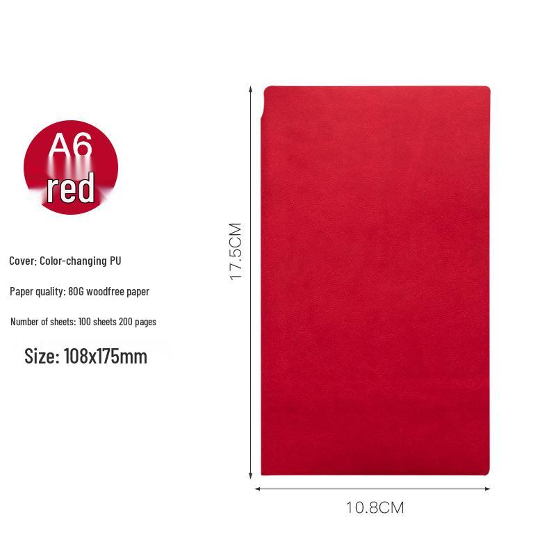 A6/A5 Imitation Leather Student Diary & Soft Cover Notebook - Trendy, Creative Design for Meetings A5