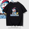Japanese trendy brand pure cotton short-sleeve T-shirt for men and women, summer trendy personalized cartoon casual student loose short-sleeve top