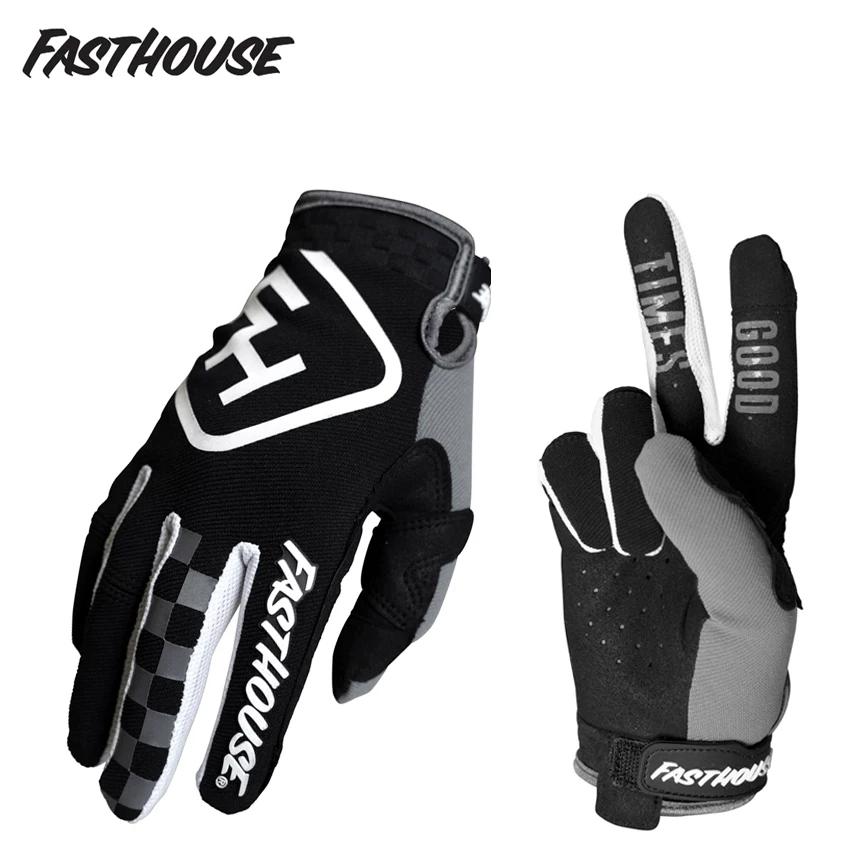 2024 Touch Screen New Red Black Men's and Women's Full Finger Thin Bicycle Mountain Cross-Country Outdoor Sports Riding Gloves