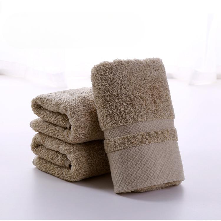 

Towel Pure Cotton Adult Thickened Face Wash for Men and Women Couple Plain Color Broken Velvet for Home Durable 35 * 75cm
