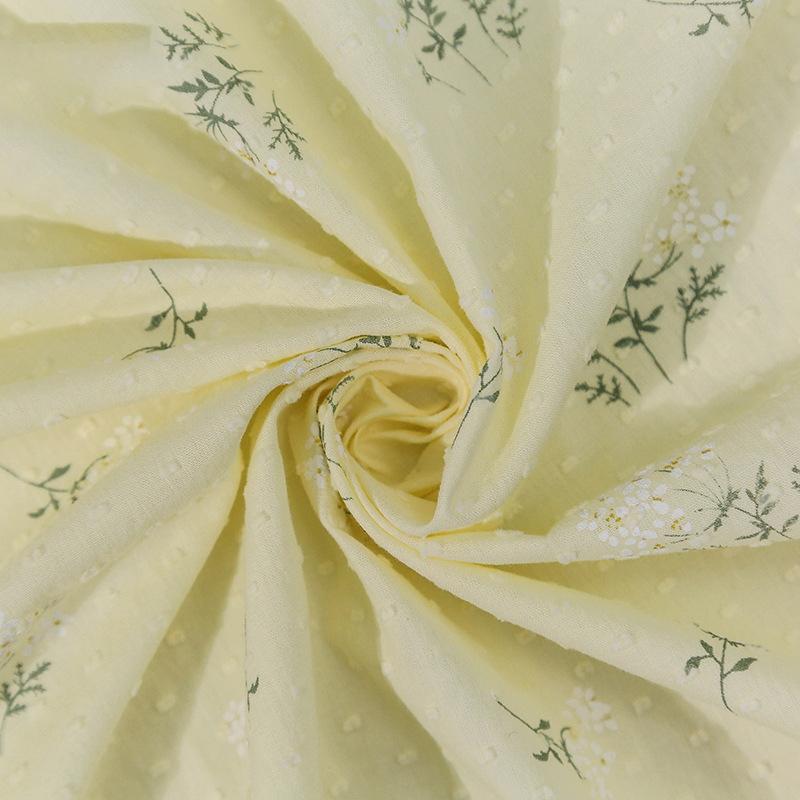 145x50cm Small Dot Jacquard 100% Cotton Retro Small Fragmented Print Fabric Making Children's Clothing Dress DIY Fabric YHTJ0120