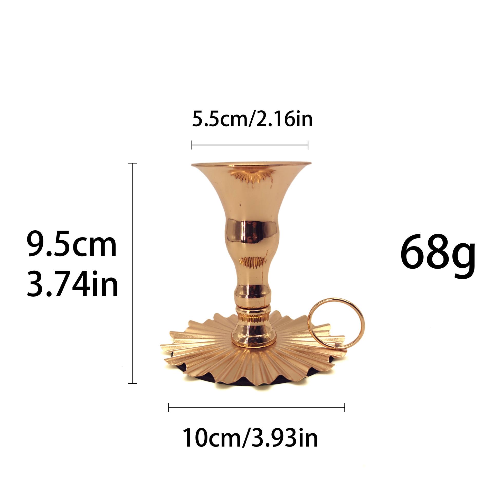 American Retro Handheld Wrought Iron Aromatherapy Candle Holder