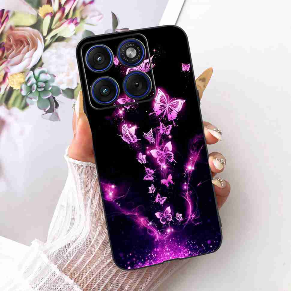 Lovely Cat For Motorola Edge 70 Case Cover Soft Silicone Phone Case For Motorola Edge70 Edge 70 5G Back Cover Bumper