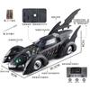 Spray 1:24 Batmobile 1955 1989 Tumbler Alloy Metal Diecast Model Car Home Decorations Desktop Display High Simulation Ornaments