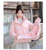 Women’s Short Detachable Hood Windproof Thicken Warm Winter Jacket
