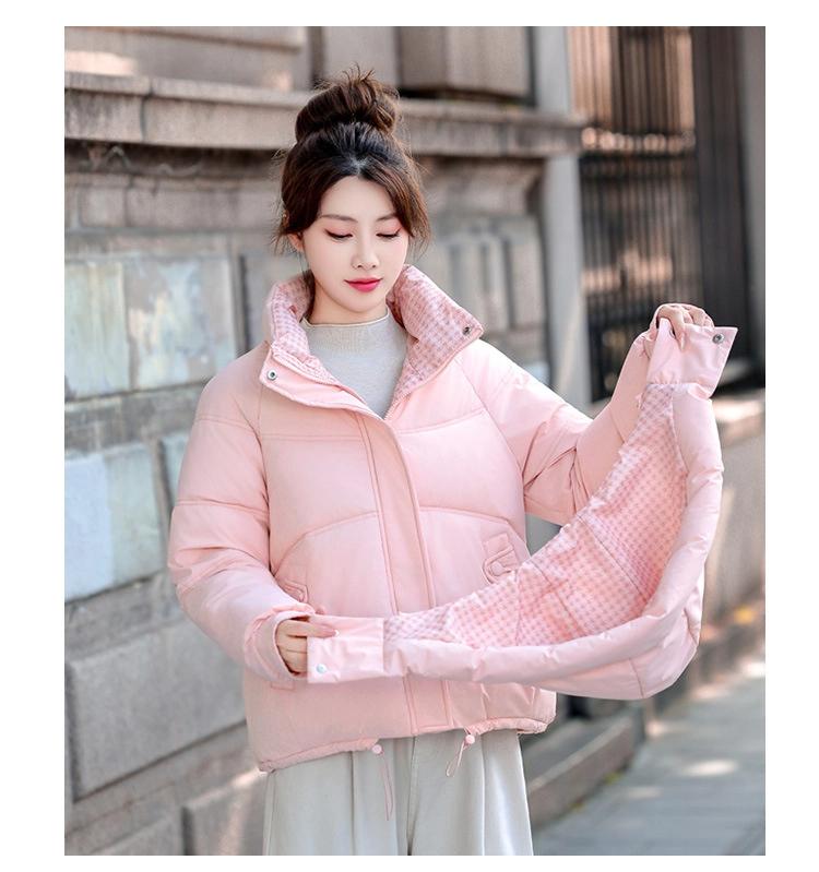 Women’s Short Detachable Hood Windproof Thicken Warm Winter Jacket
