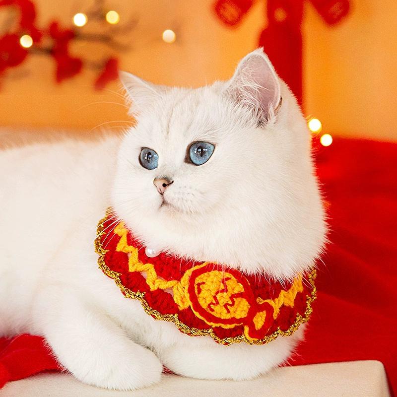 Cat Clothing Cat Costume New Year Costume for Cat Chinese New Year Cat Outfit Cute Pet Clothes Gifts Pet Decorations