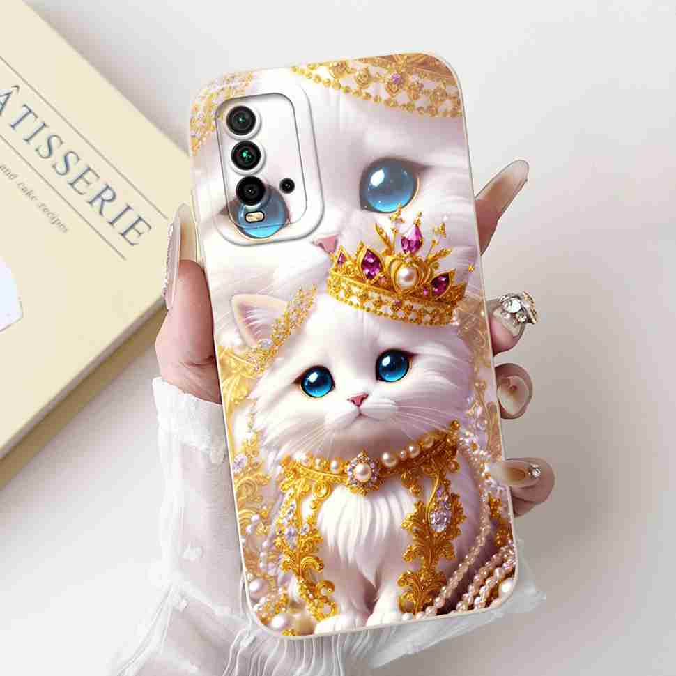 For Xiaomi Redmi 9T 6.53" Case Cute Colorful Butterfly Love Soft Silicone TPU Cover For Redmi 9T Redmi 9 Power Phone Shell Bags