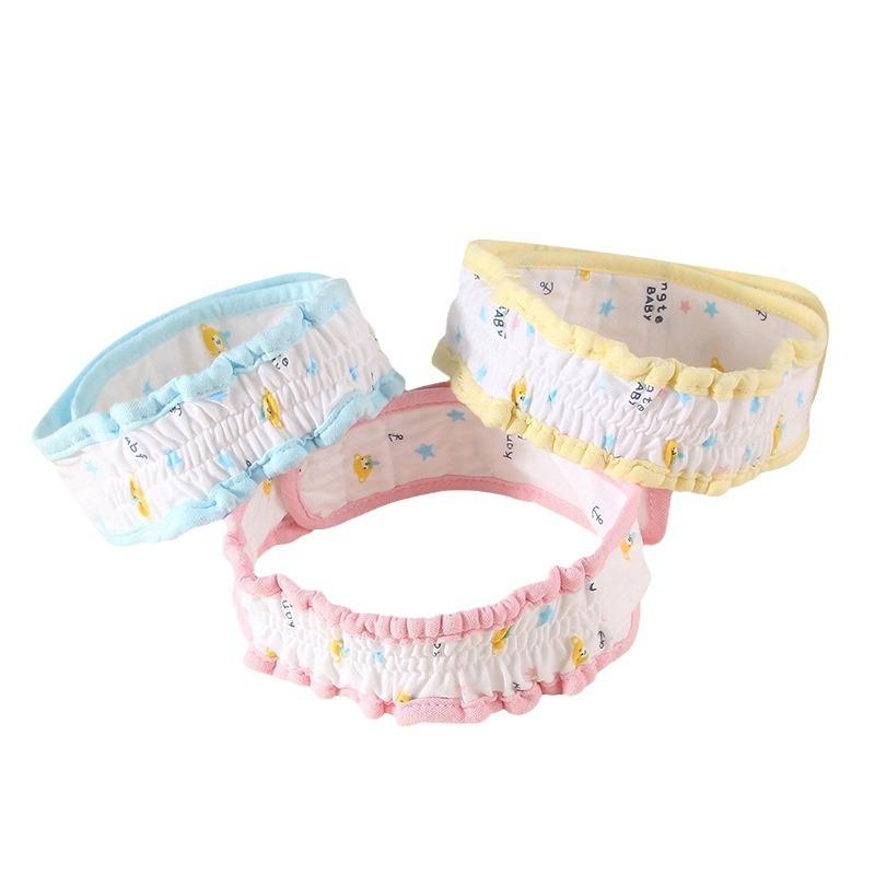 Newborn Cotton Diaper Belt Cartoon Diaper Buckle Diaper Fixing Belt Adjustable Strap