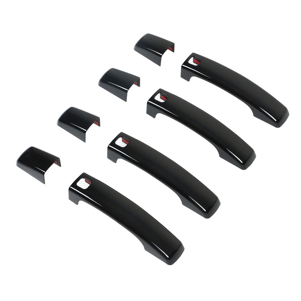 Car Door Handle Cover Trim Bright Black Replacement for Land Rover Discovery 4 LR4 2010‑2016