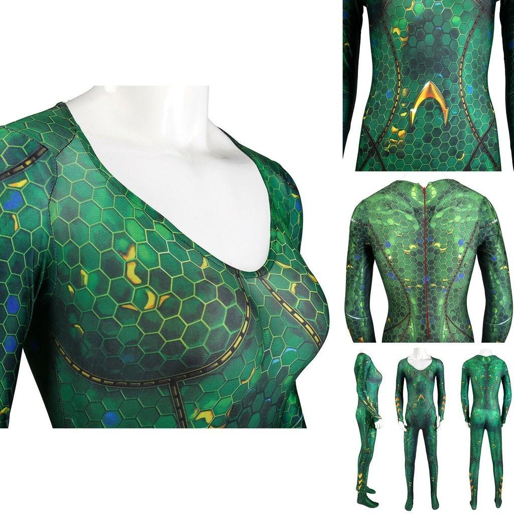 Mera Movie Aquaman Queen Cosplay Alliance Sea After Mae La Mera Jumpsuit Hero
