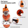 Halloween Pet Hat Set:3 Styles(purple ,black Pumpkin,orange Spider)with Matching Bandanas!Perfect For Small/medium Dogs.Easy To Wear For Spooky Photos