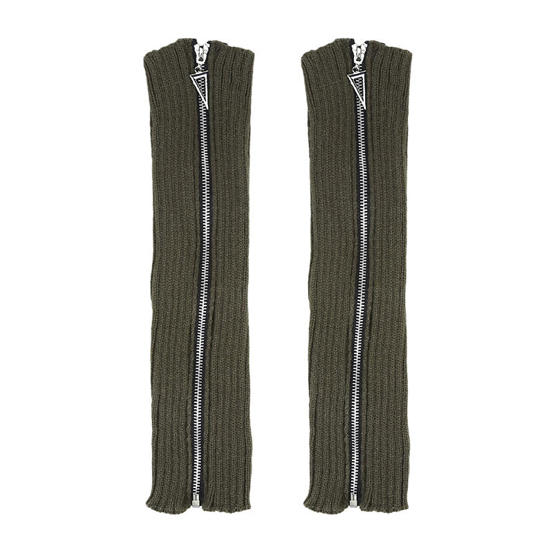 Women's Striped Leg Warmers Lolita Long Socks Knitted Leggings Japanese Sweets Winter Socks Kawaii Arm Ankle Warmers Y2k 1pair