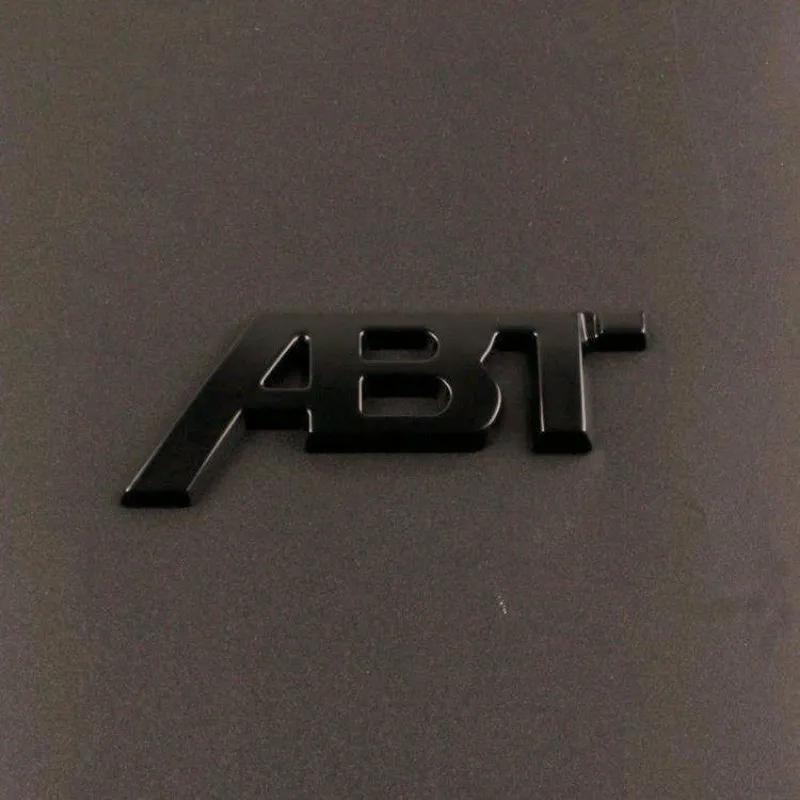 Metalowa Emblemat 3D na Tylną Klapę Samochodu Logo ABT Emblemat Naklejka Naklejka Na Grill Przedni Dla Golf RS3 ABT S3 S5 Q5 Q8 A4 B8 A3 8V