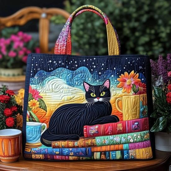 Quilted Vintage Handbag Women Tote Bag Shoulder Bag Machine Washable Floral Purse for Commuting Travel Grocery Shopping Beach