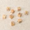 10Pcs Square Wooden Snap Button Pin With Slot For Cork Board Photo Display Decorative Push Pins For Easy Installation