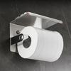 304 Stainless Steel Bathroom Roll Holder Wall Mounted Toilet Paper Towel Rack Mobile Phone Holder Chrome/Black Paper Plane