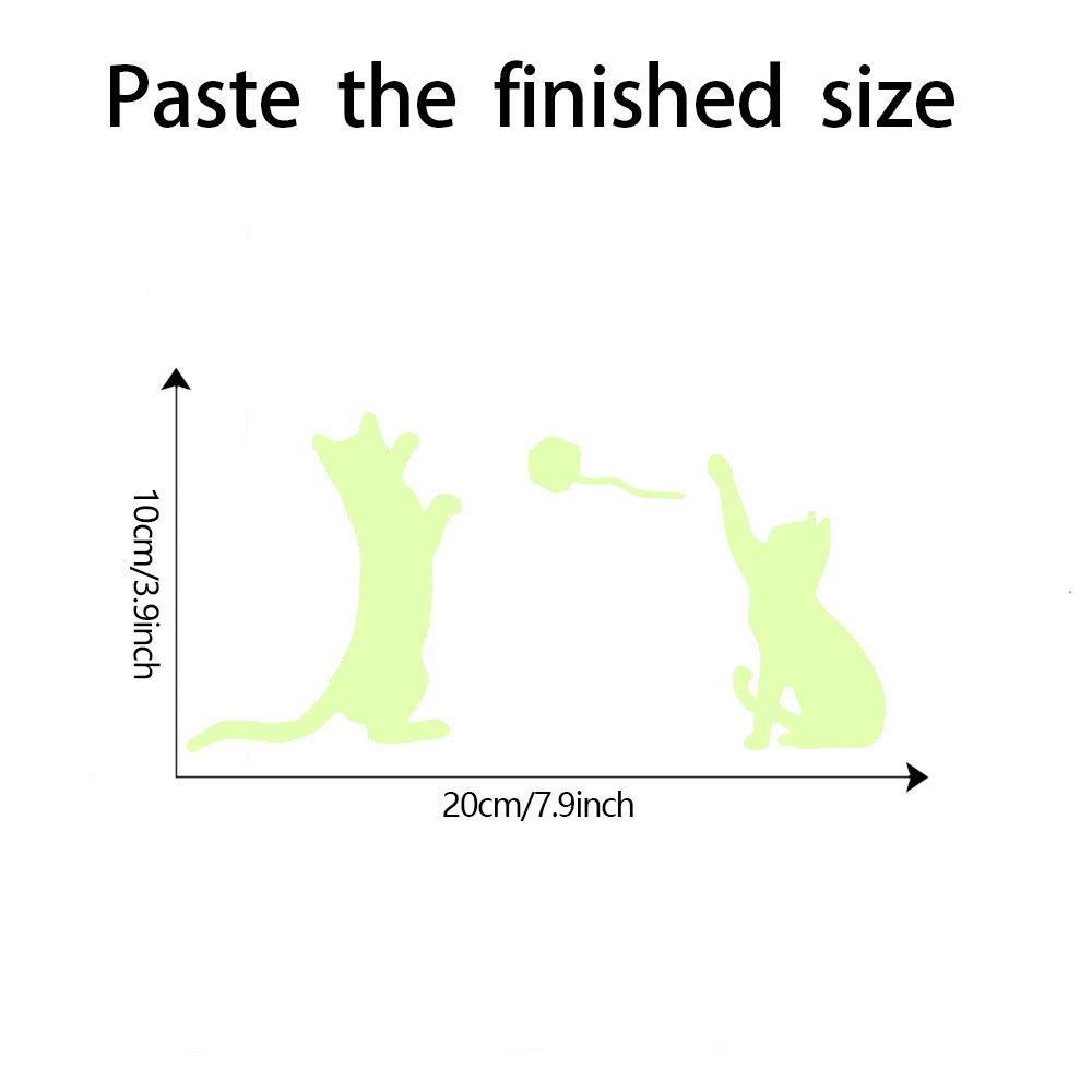 

Fun-yg005 Два мультяшных котенка спальня гостиная выключатель наклеены дома украшая настенные наклейки самоклеящиеся 11.4*11.4CM/fun-yg005