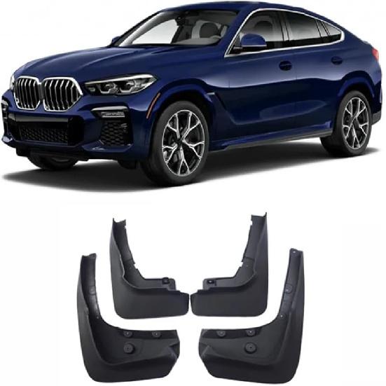 4 Pcs Car Mud Flaps for BMW X6 G06 2020 2021 2022 2023 2024 Front Rear Splash Fender Guard Wheel Mudflaps Waterproof Splashproof,External Protection