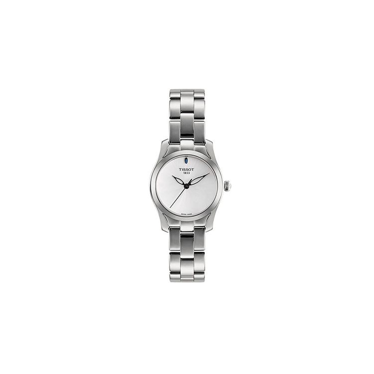 Tissot Quartz Movement 30M Water Resistant Watch White Dial Stainless Steel Case Stainless Steel Bracelet Women watches T112.210.11.031.00 Regular Watch Box,White Dial Steel Band